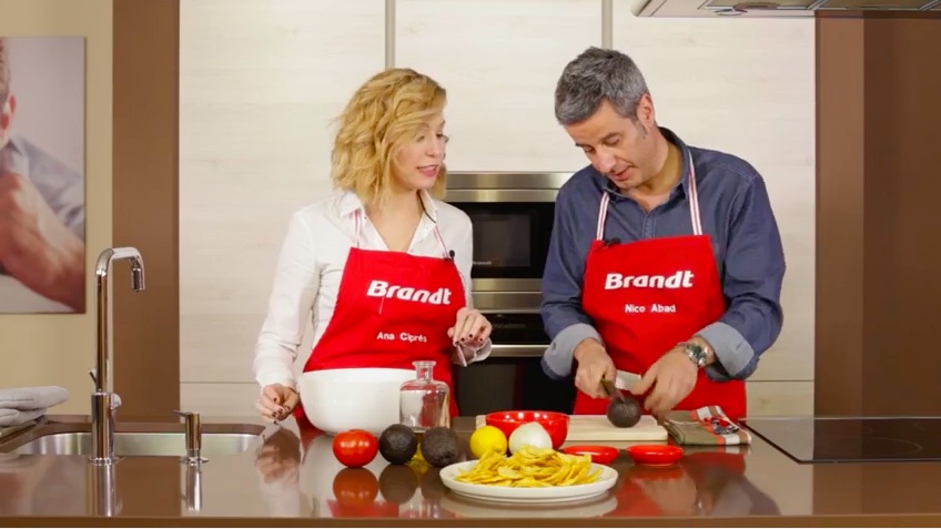 Brandt cocina con Nico Abad. Guacamoles