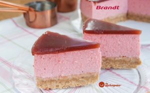 Receta Exprés Brandt: Tarta de fresas sin horno