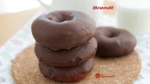 Receta Exprés Brandt: Donuts de chocolate