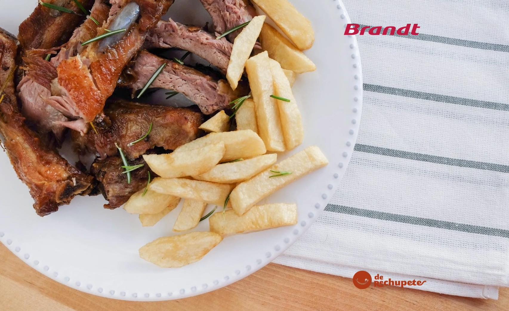 Receta Exprés Brandt: Costillas asadas  Electrodomésticos 