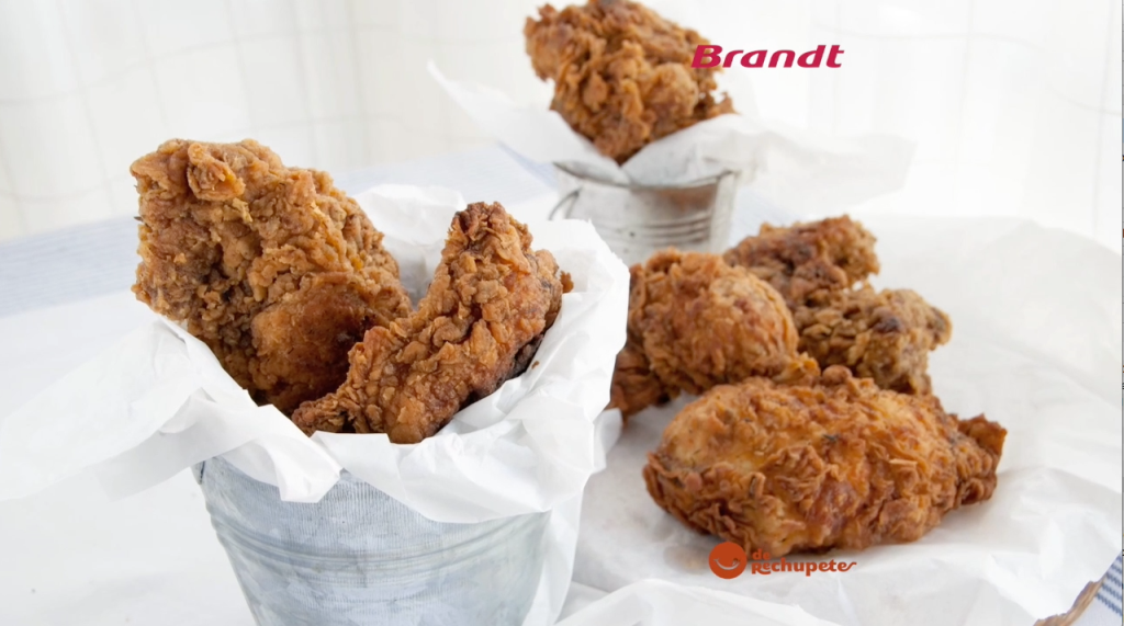 Receta Exprés Brandt: Pollo frito estilo KFC