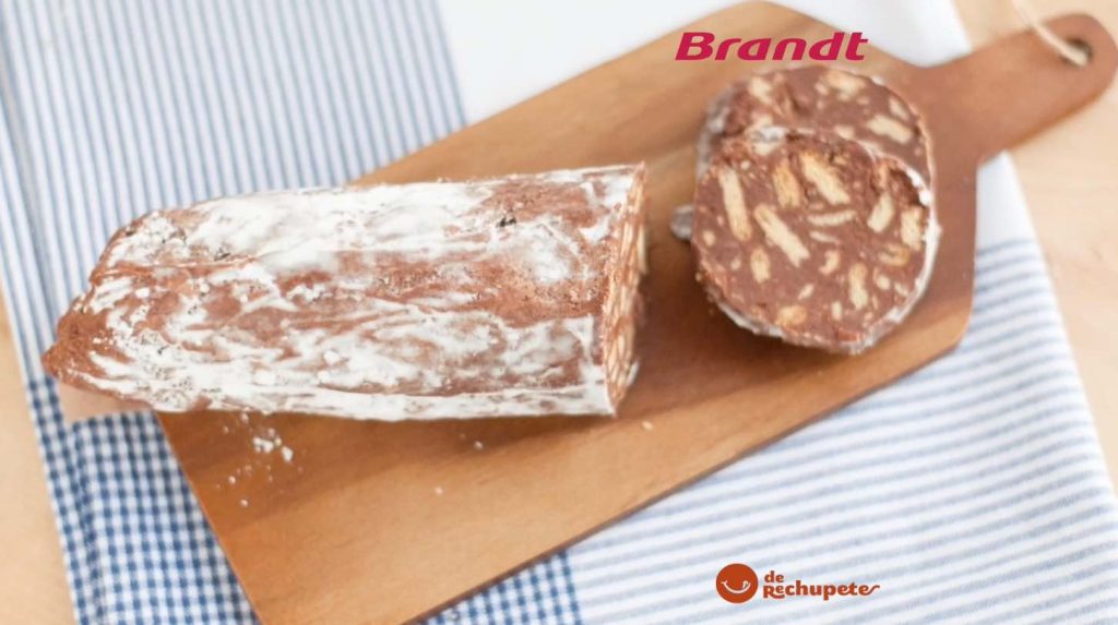 Receta Exprés Brandt: Salchichón de chocolate