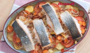 Receta Exprés Brandt: Salmón al horno con verduras